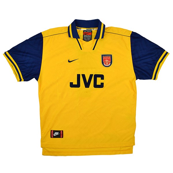 Tailandia Camiseta Arsenal 2ª Retro 1996 1997 Amarillo